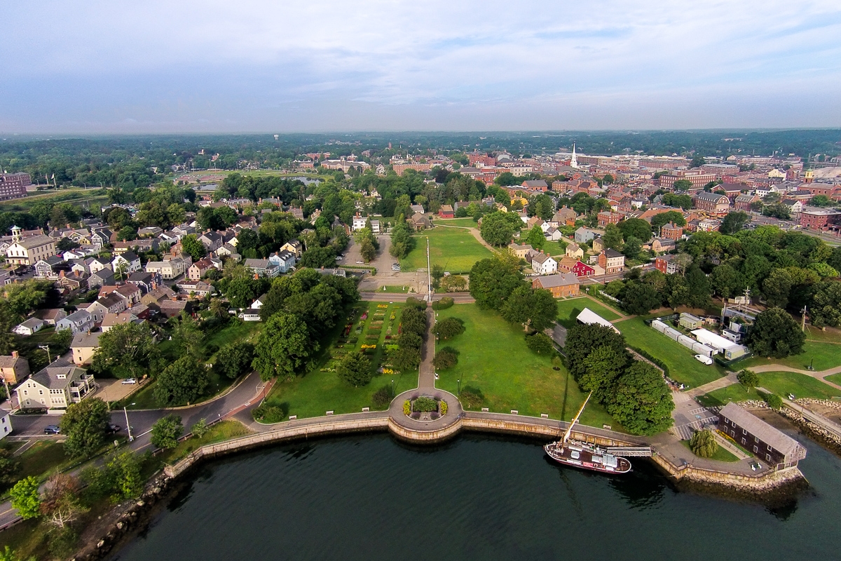 Prescott Park in Portsmouth, New Hampshire