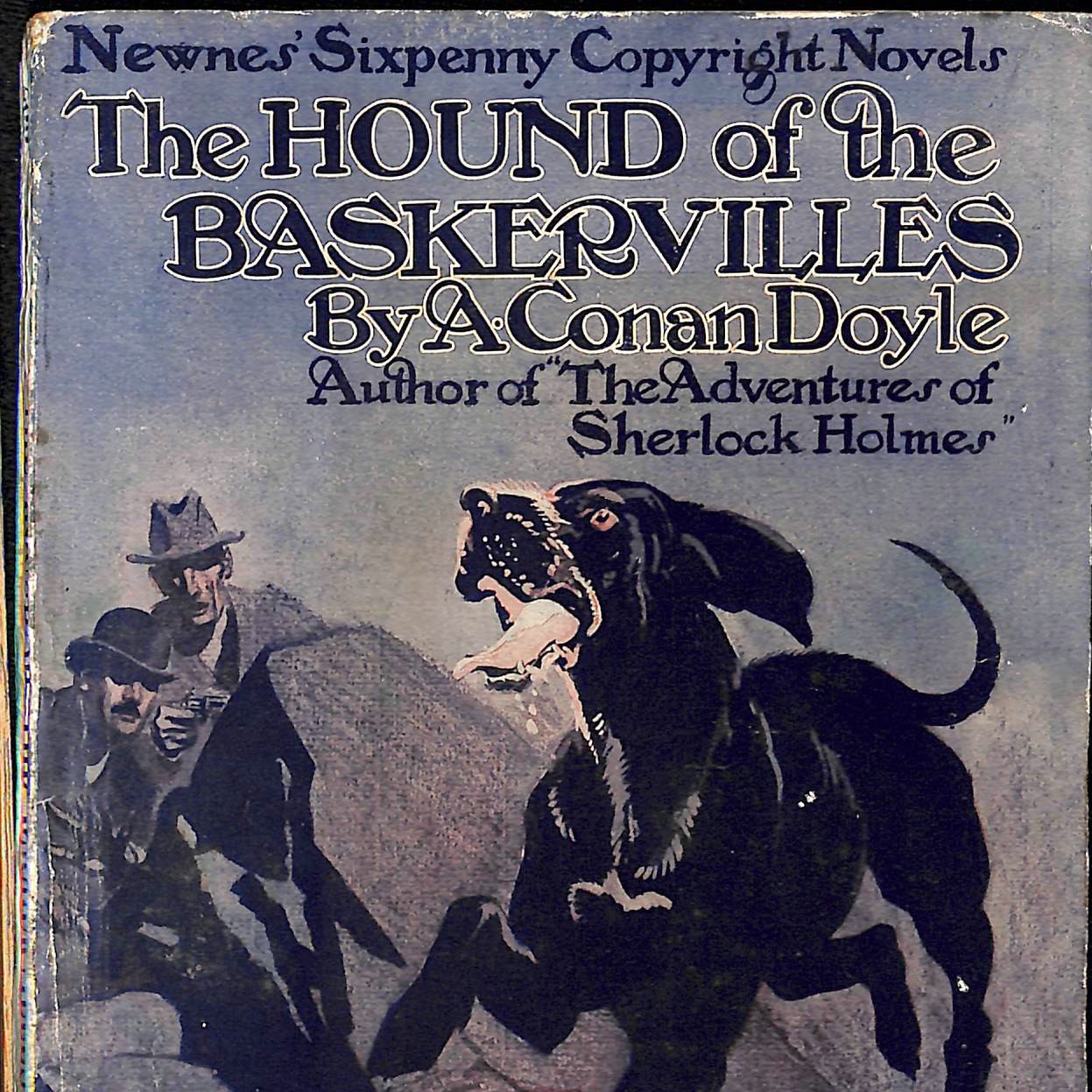 Demonic Dogs And Villainous Squires, the cover of the book The Hound of the Baskervilles by Conan Doyle